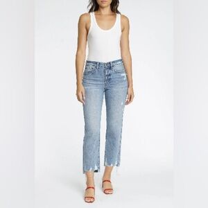 Pistola Charlie High Rise Classic Straight Ankle Jean - Rutheless